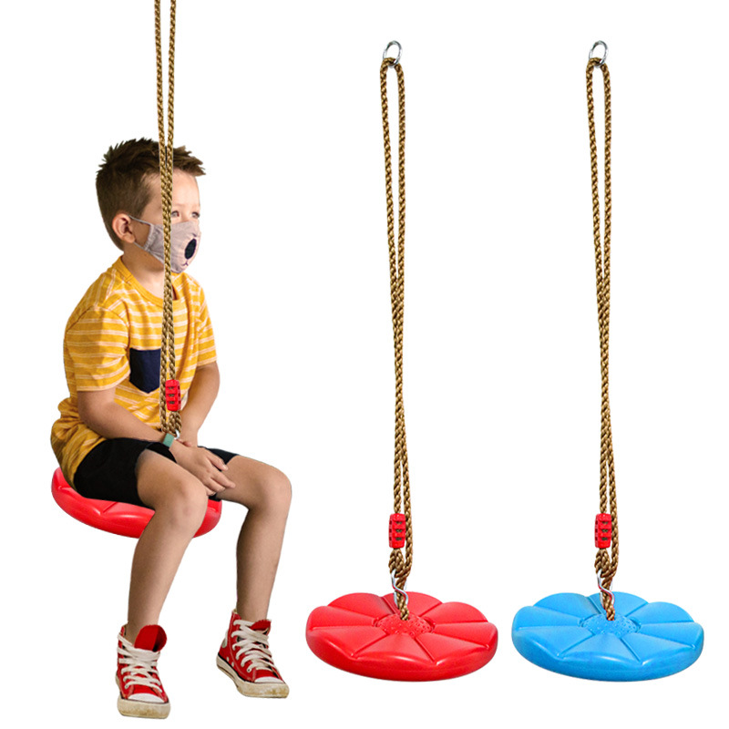 Kids Outdoor Hammock Chair - Children's Disc Swing Kid Indoor and