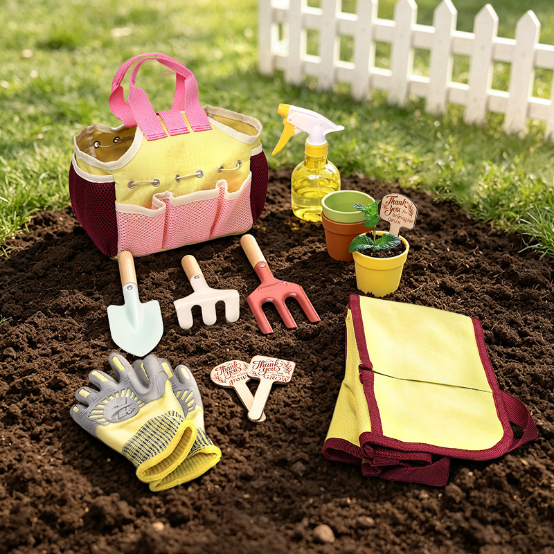 Kids Outdoor Garden Toys - Kids Garden Tool Set Pretend Play