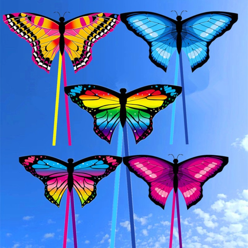 Kite Easy Fly Kids - Easy to Fly Colorful Butterfly Kite