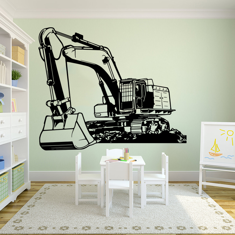 Kids Outdoor Excavator - Large Heavy Equipmen Excavator Digger Wall