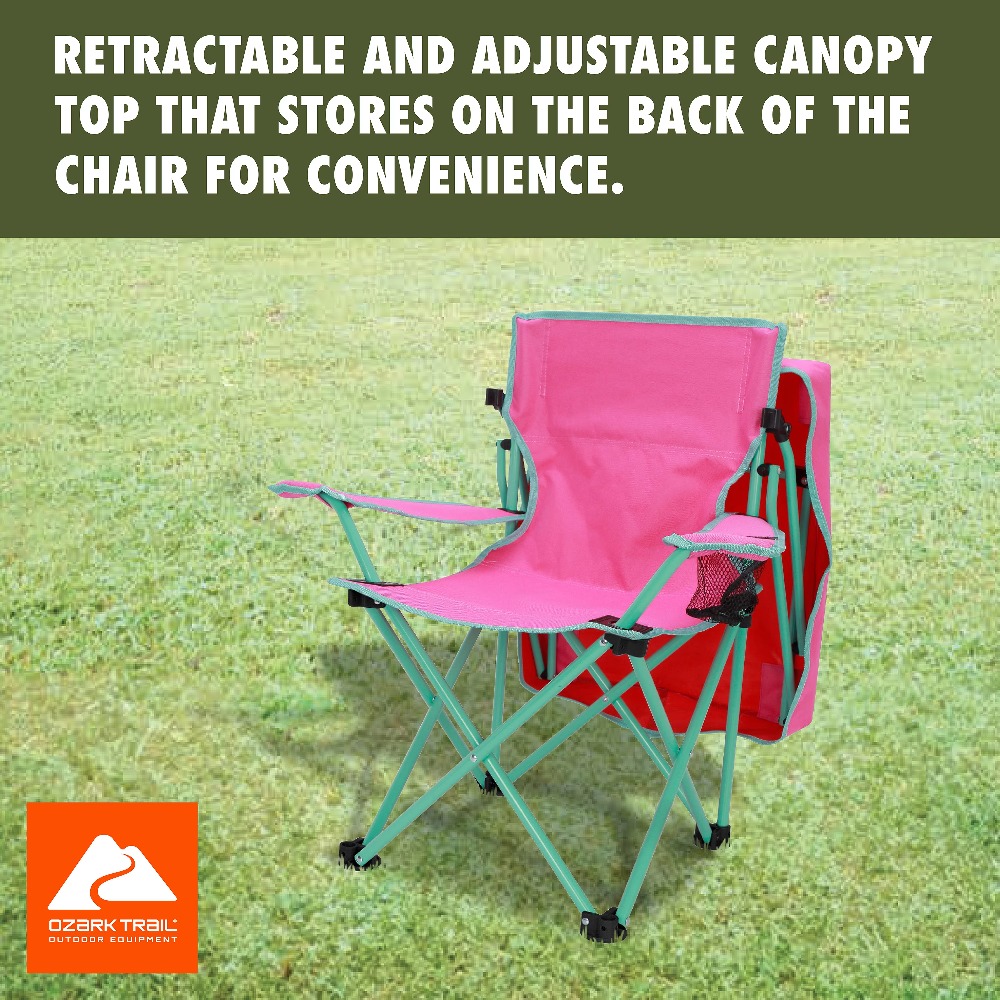 Kids Outdoor Bean Bag Chair - Foldable Kids Canopy Chair With Safety