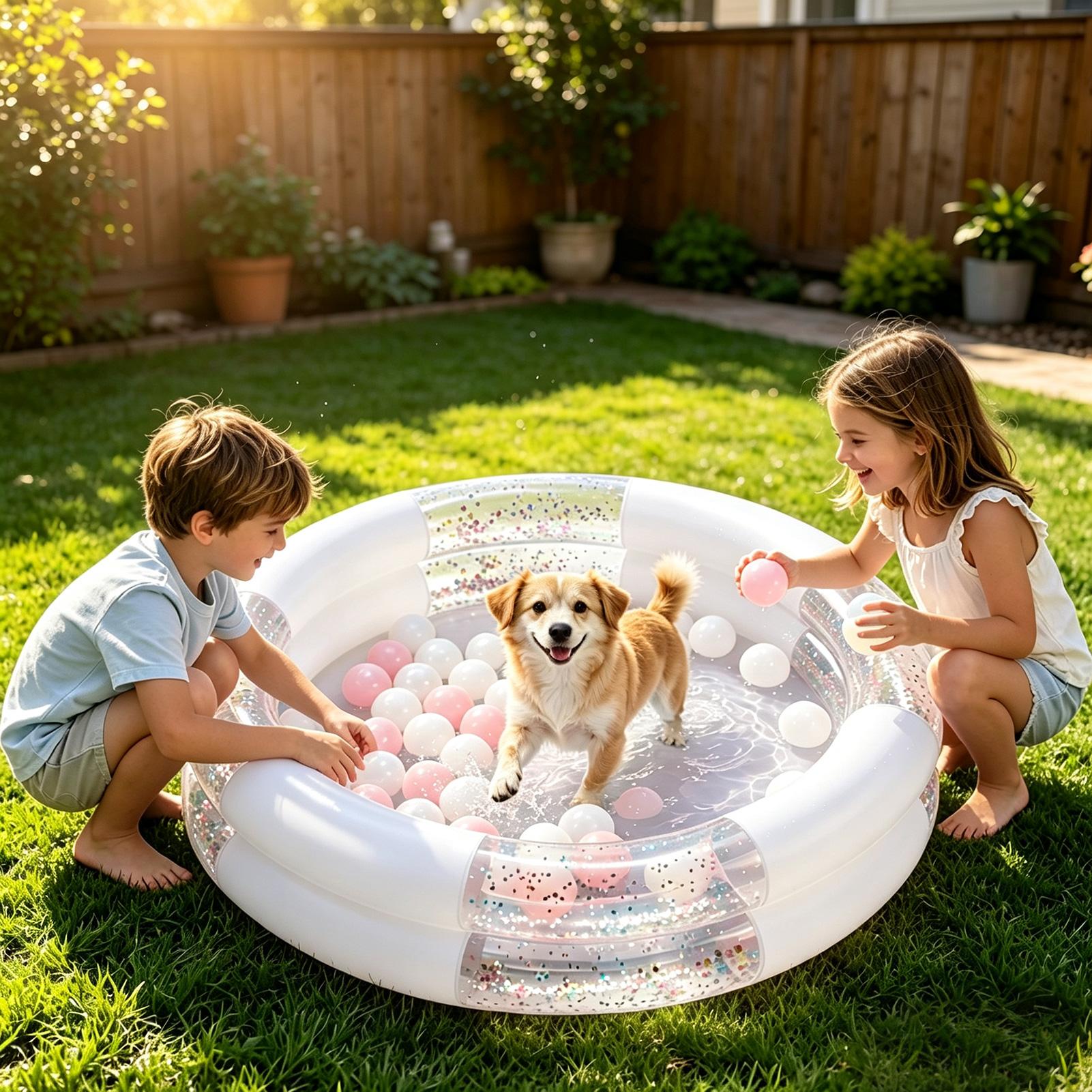 Kids Outdoor Garden Toys - Kids Pool Backyard Small Blow up