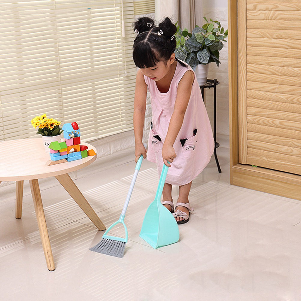 Kids Outdoor Broom - Children's Broom Mop Combination Mini Broom