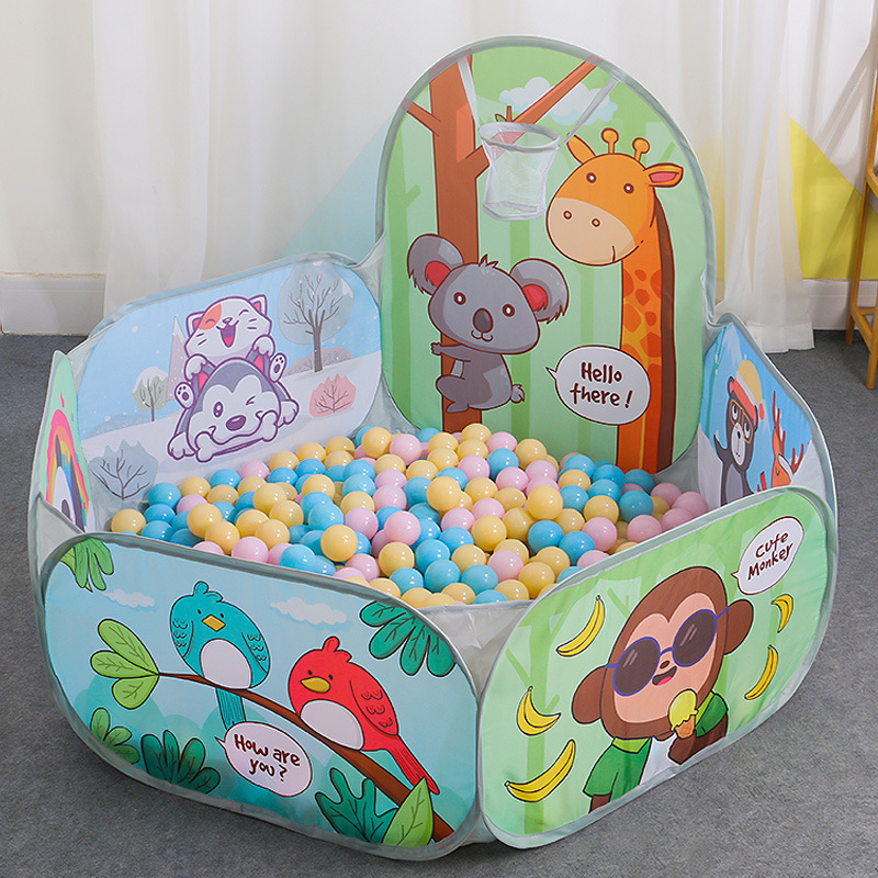 Kids Outdoor Wendy House - Cartoon Animals Portable Foldable Tent Indoor