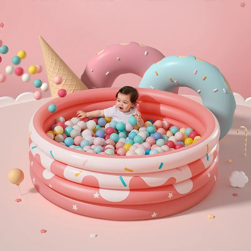 Kids Outdoor Garden Toys - Reusable Inflatable Swimming Pool Double Layer