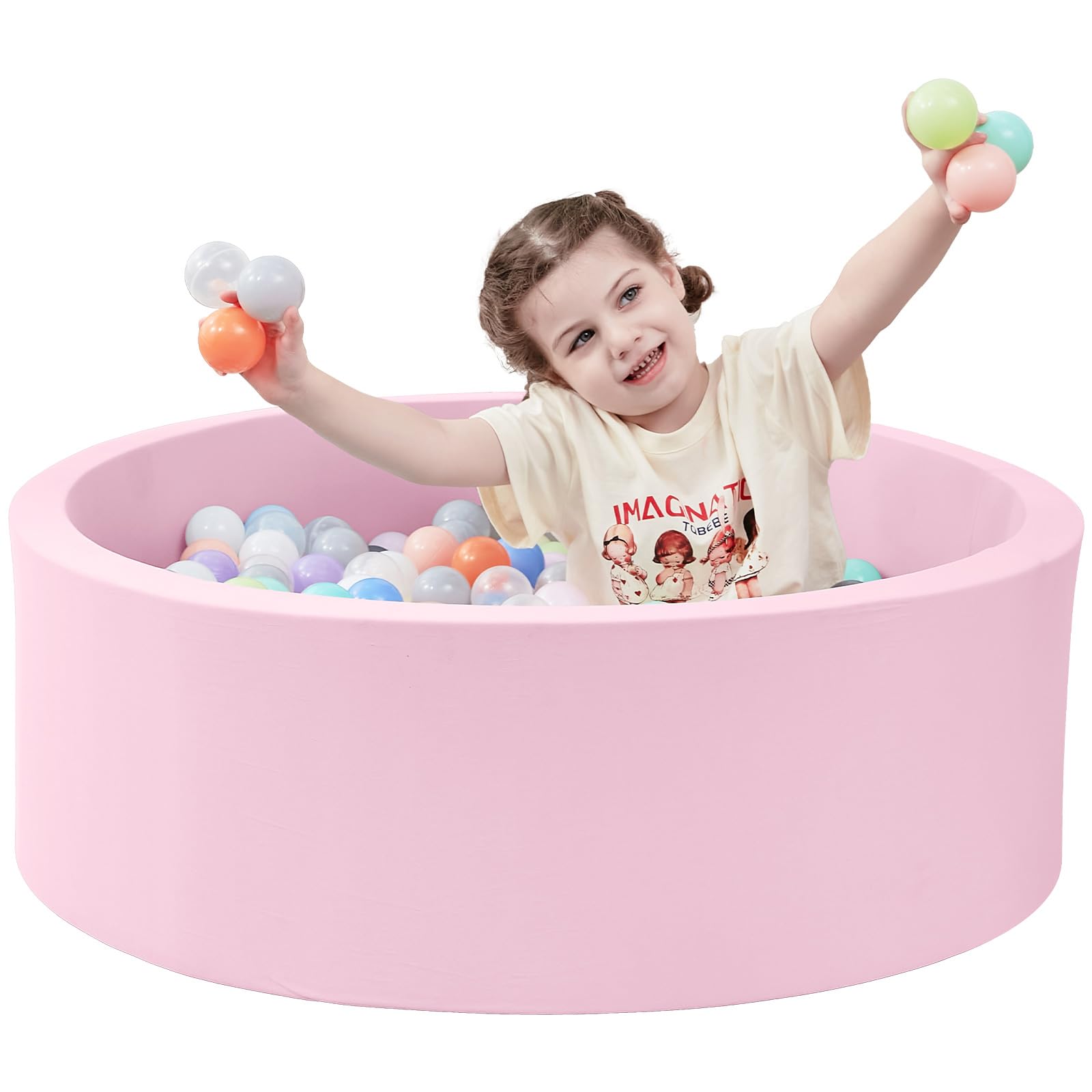 Kids Outdoor Wendy House - Foam Baby Ball Pit for Toddlers
