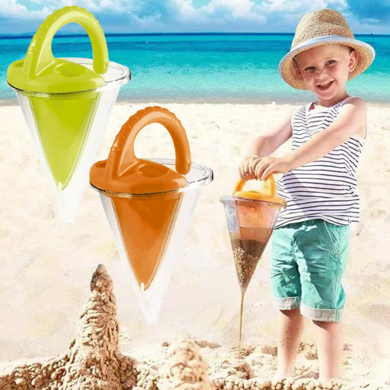 Kids Outdoor Garden Toys - ~~Beach Children Wash Sand Overflow Funnel