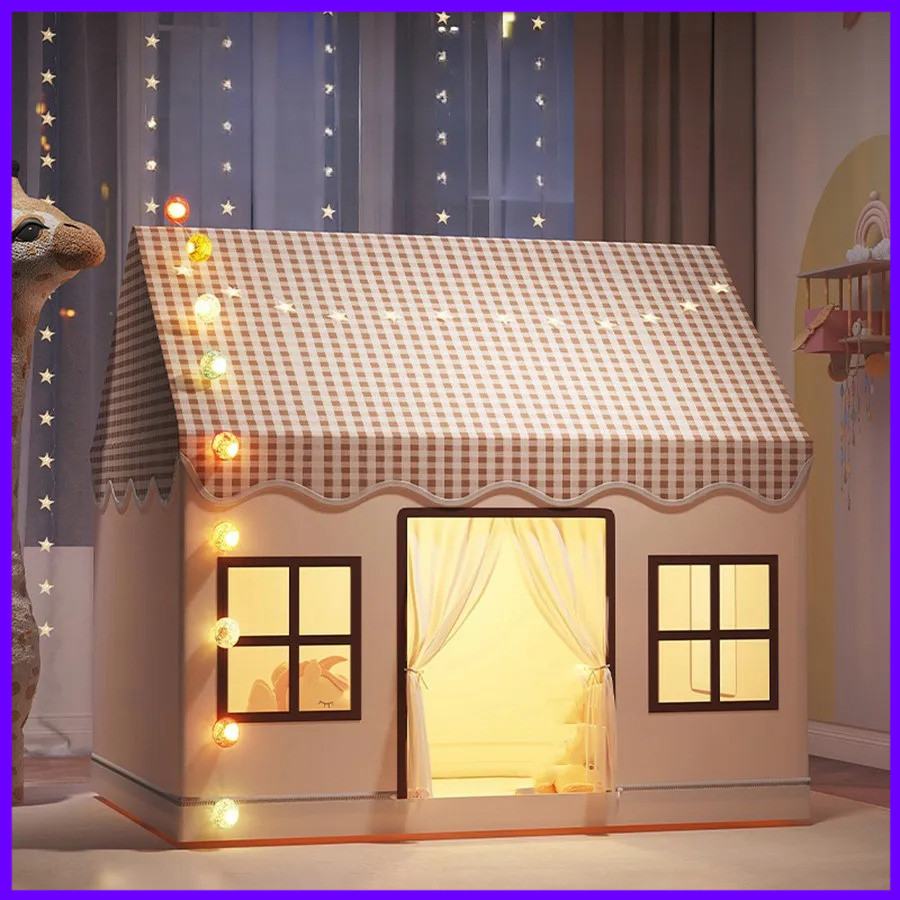Kids Outdoor Wendy House - Kids Play Tent Toy Foldable Children