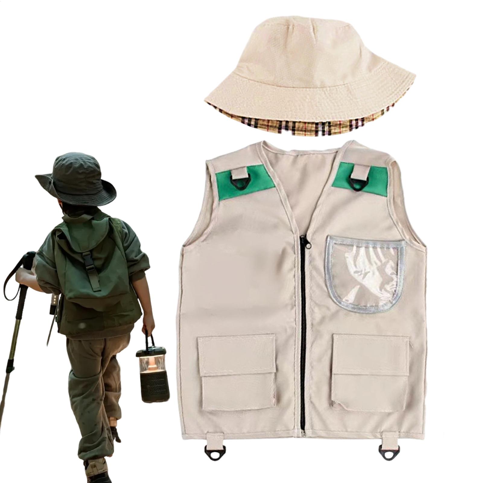 Kids Outdoor Zoo - Kids Fishing Vest Washable Toddler Vest