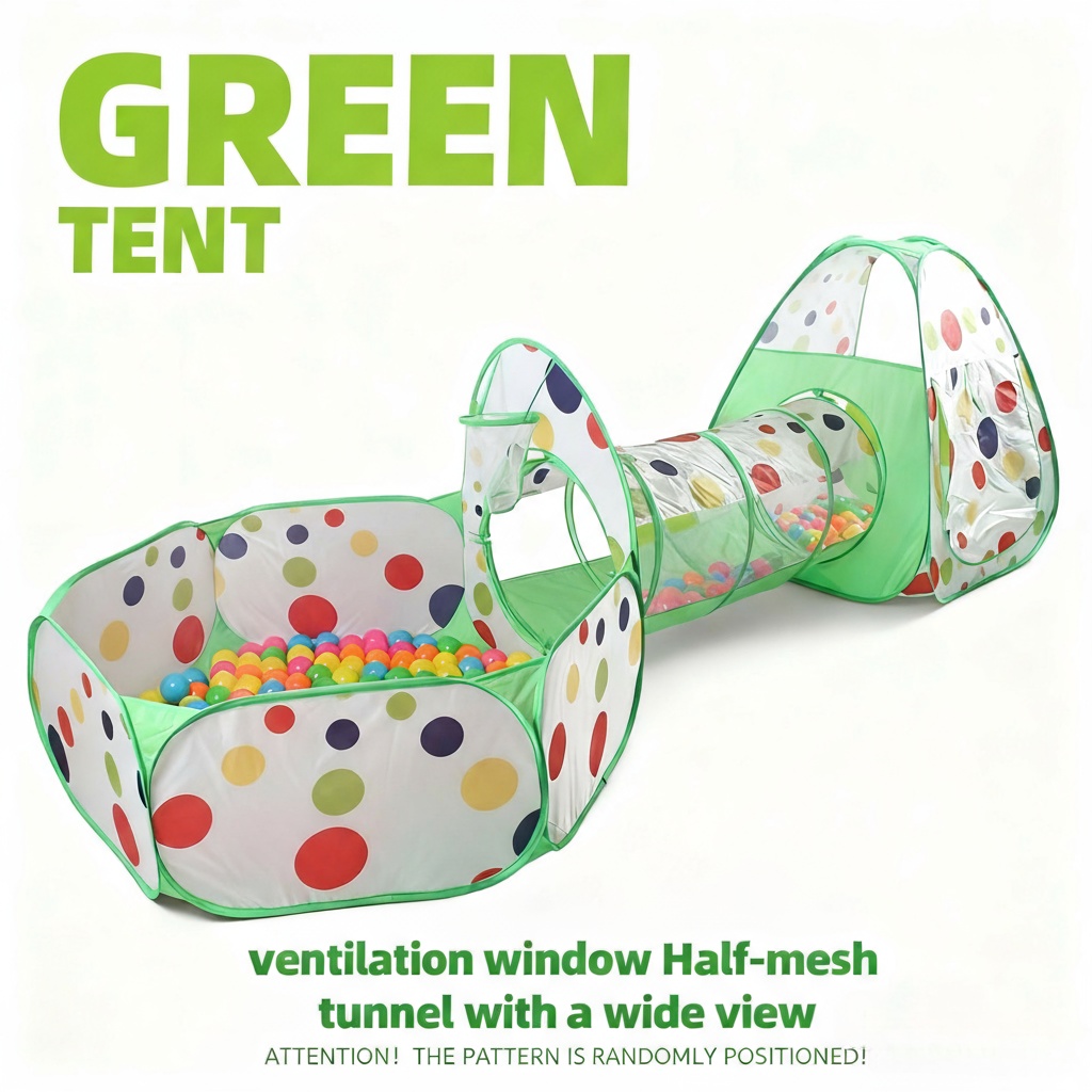 Kids Outdoor Wendy House - Children's Play Tent, Toy Ball Pool