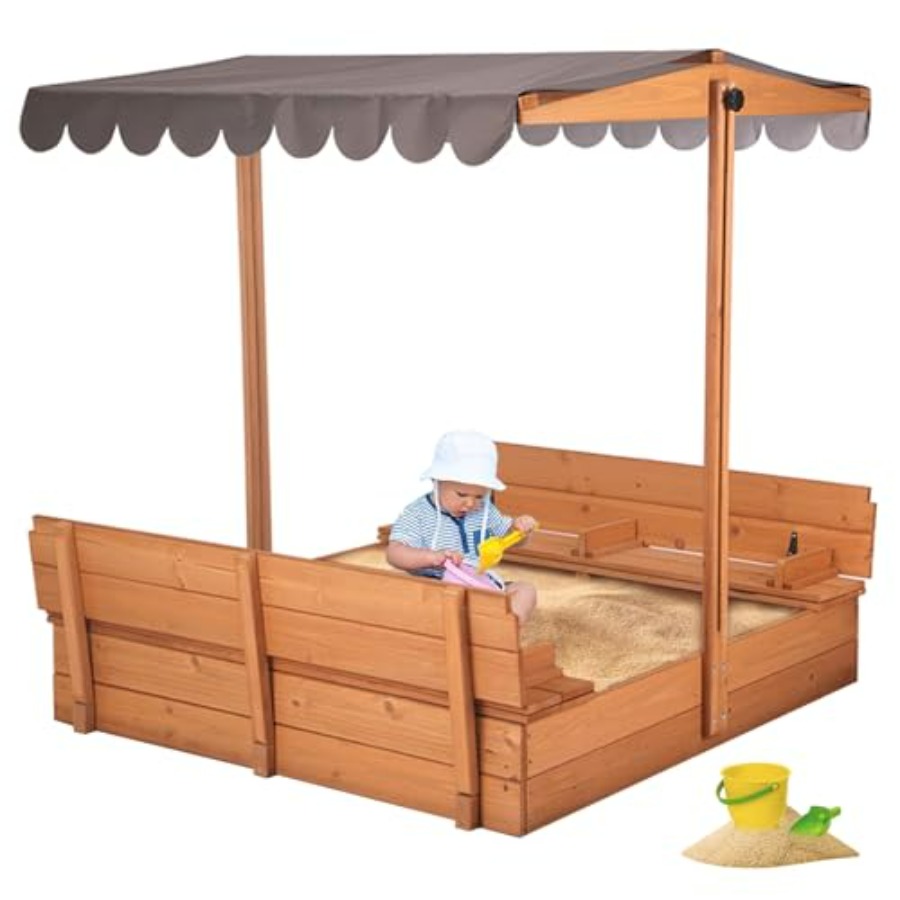 Kids Outdoor Bench Table - Outdoor sand table for kids ages