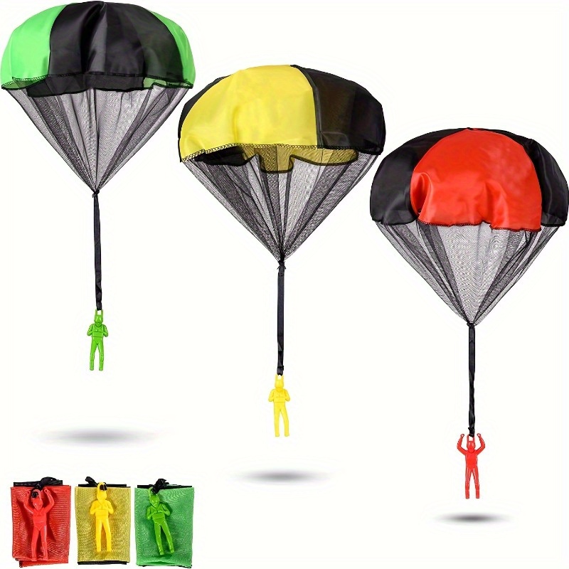Kids Outdoor Easter Toys - 1pcs Children's Hand Throwing Parachute Toy