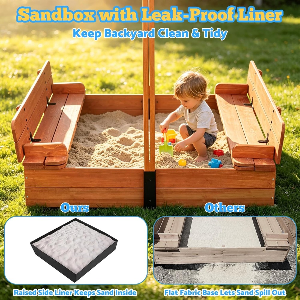 US Shipping Wooden Kids Sandbo - Kids Outdoor Bench ulasan dan harga