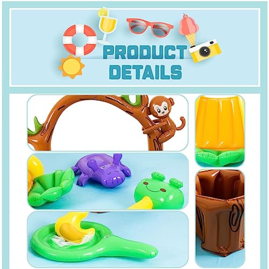 Outdoor inflatable jungle anim - Kids Outdoor Garden Toys ulasan dan harga