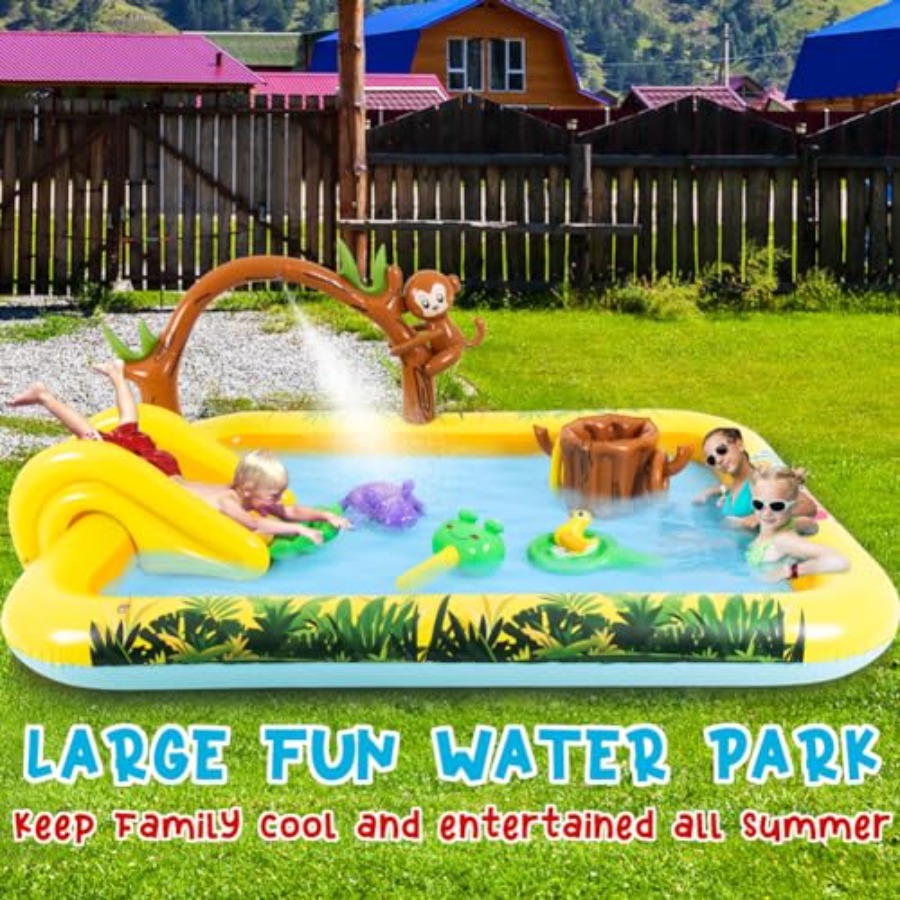 Outdoor inflatable jungle anim - Kids Outdoor Garden Toys ulasan dan harga