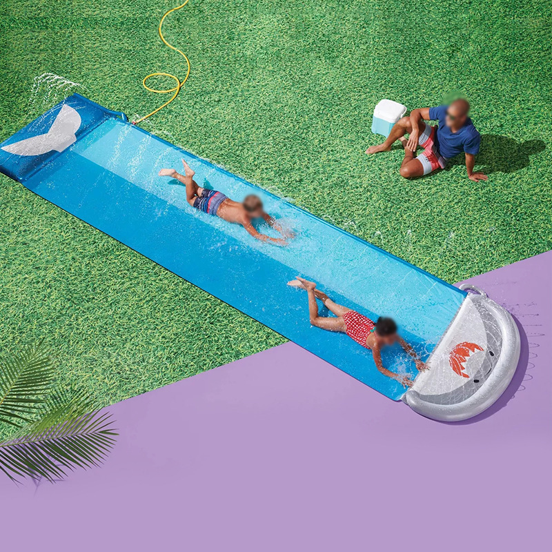 Inflatable Whale Water Slide S - Kids Outdoor Garden Toys ulasan dan harga