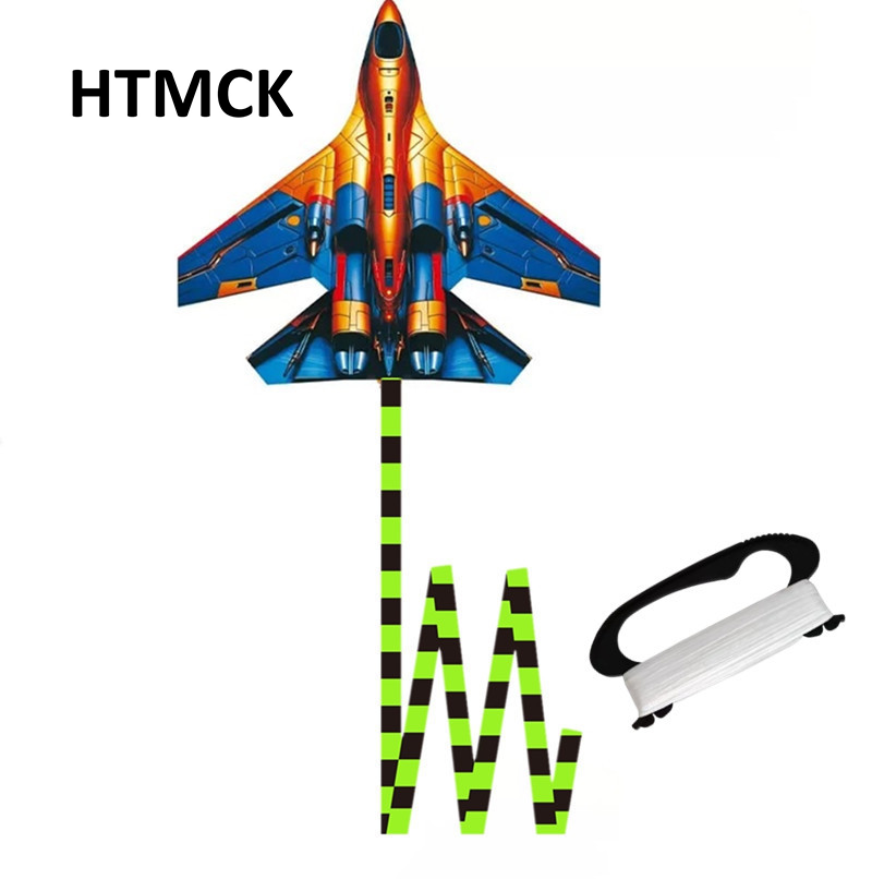 HTMCK Fighter Jet Kite 45cm La - Kite Easy Fly Kids ulasan dan harga
