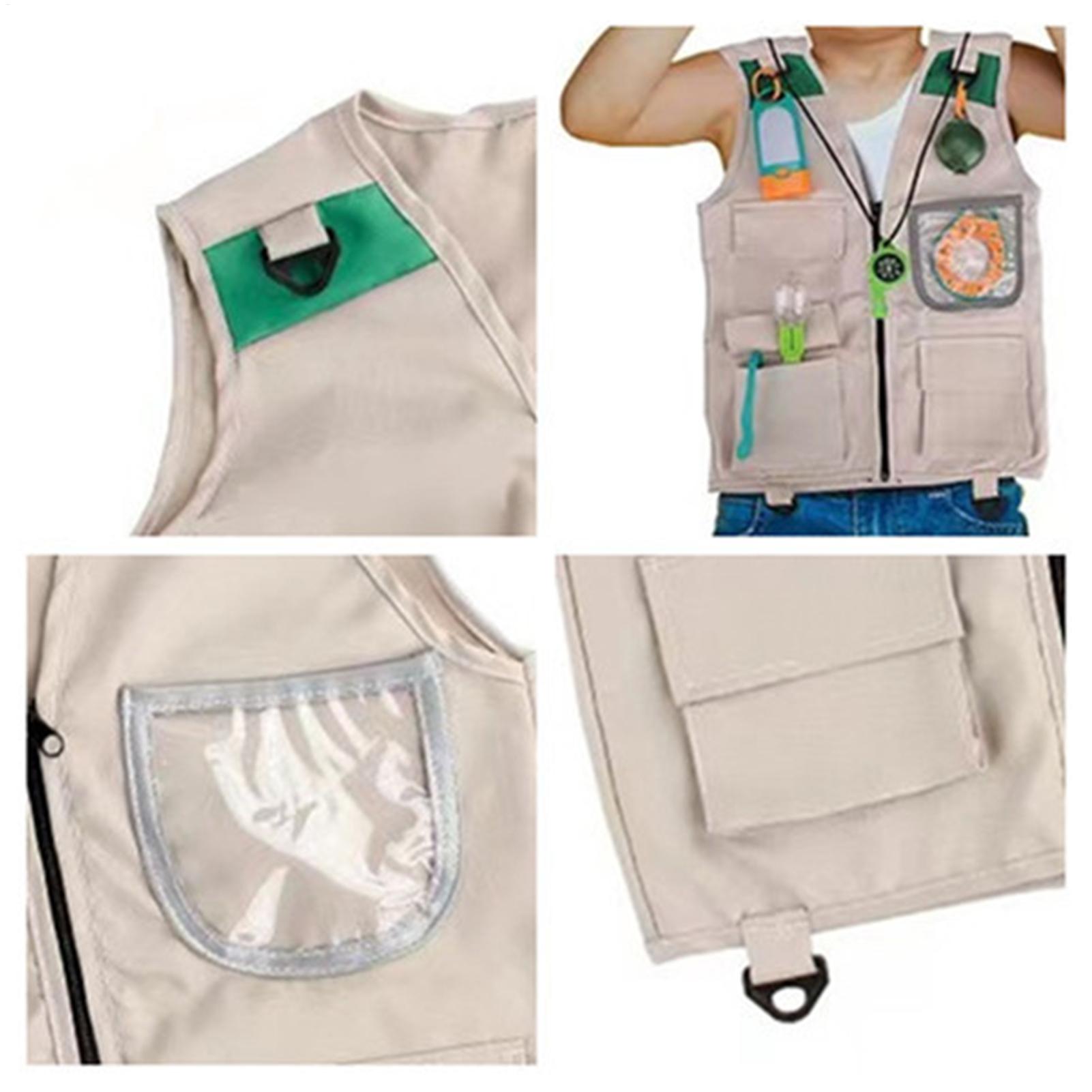 Fishing Vest Kids Camping Outf - Kids Outdoor Zoo ulasan dan harga