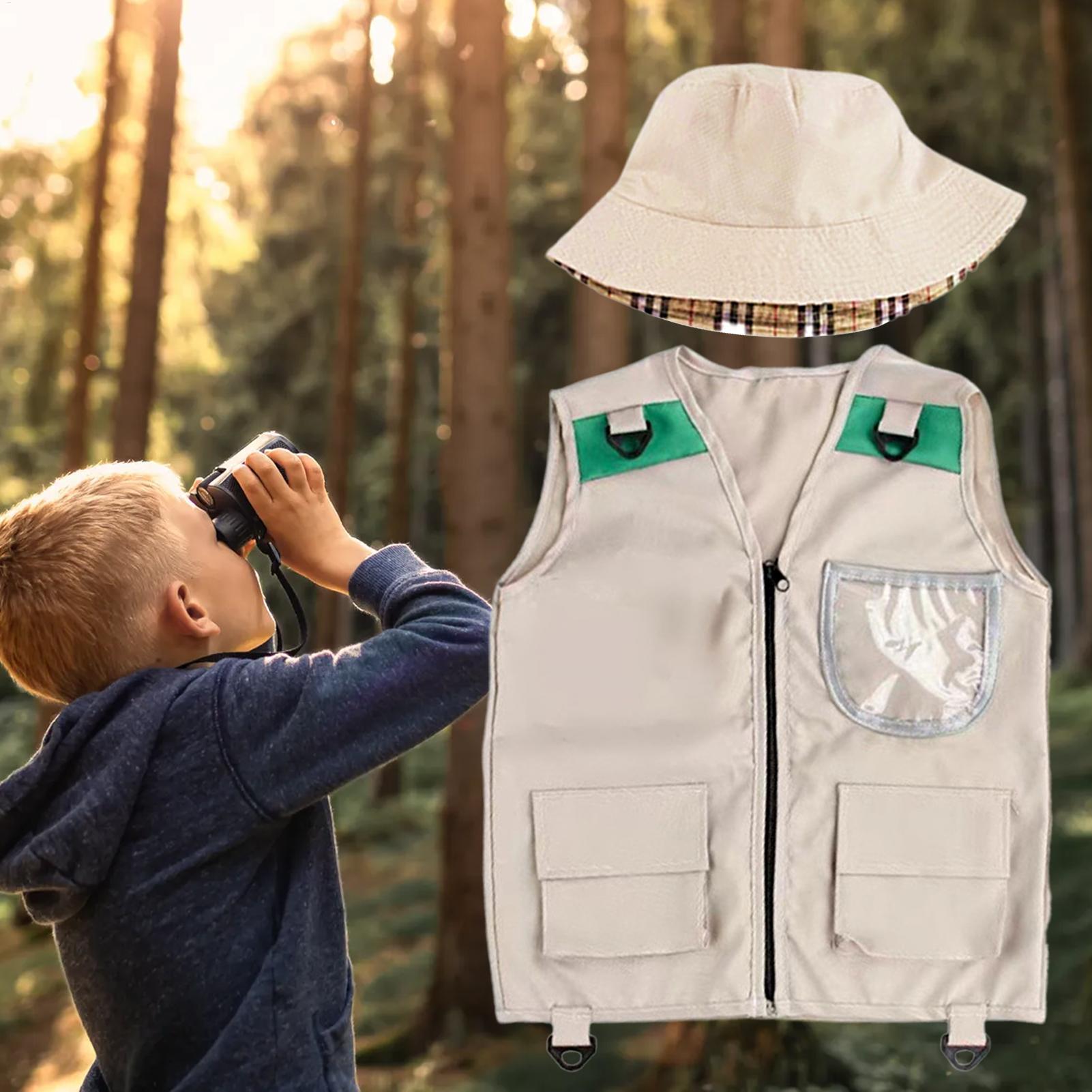 Fishing Vest Kids Camping Outf - Kids Outdoor Zoo ulasan dan harga