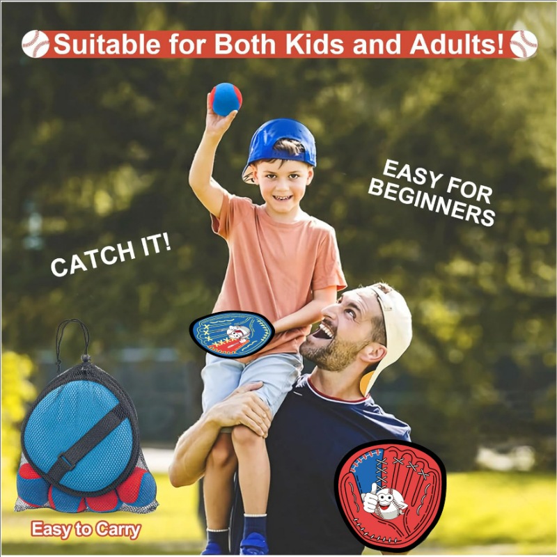 Toss and Catch Ball Set Outdoo - Kids Outdoor Easter Toys ulasan dan harga