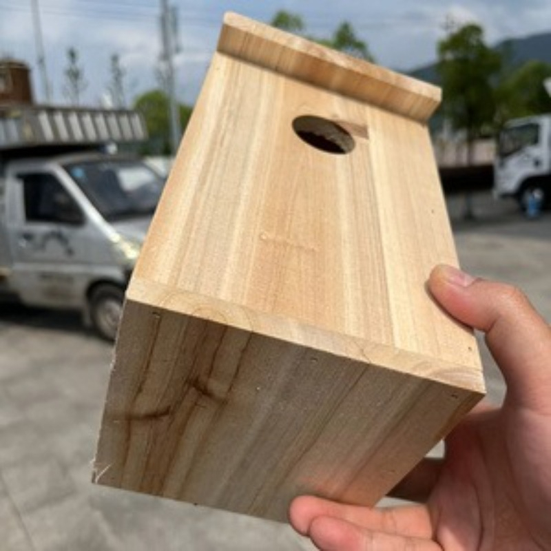 Outdoor Wooden Bird House Nest - Kids Outdoor Garden Toys ulasan dan harga