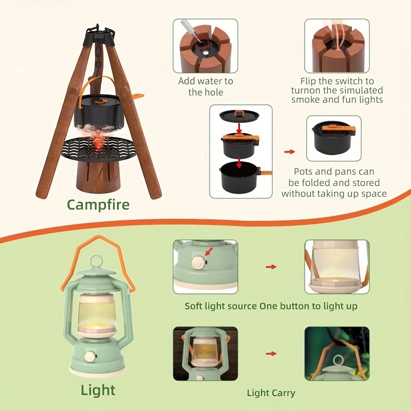 Kids Camping Set Toy Outdoor E - Kids Outdoor Wendy House ulasan dan harga