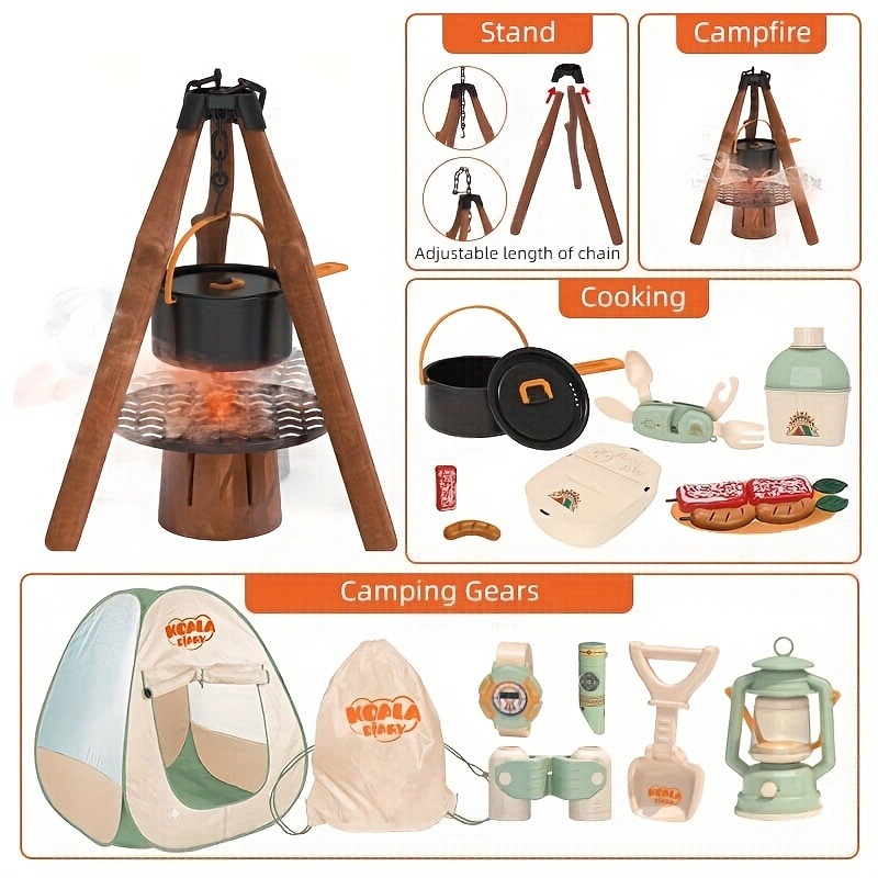 Kids Camping Set Toy Outdoor E - Kids Outdoor Wendy House ulasan dan harga