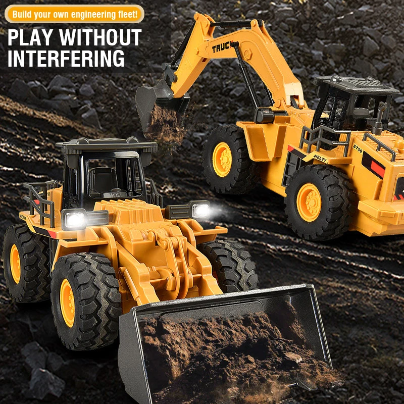 2.4G Alloy Remote Control Exca - Kids Outdoor Excavator ulasan dan harga