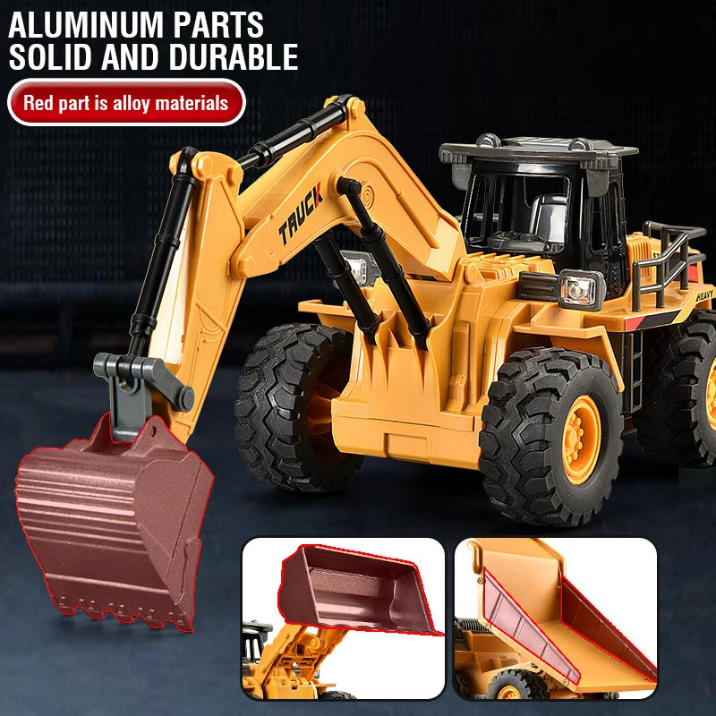 2.4G Alloy Remote Control Exca - Kids Outdoor Excavator ulasan dan harga