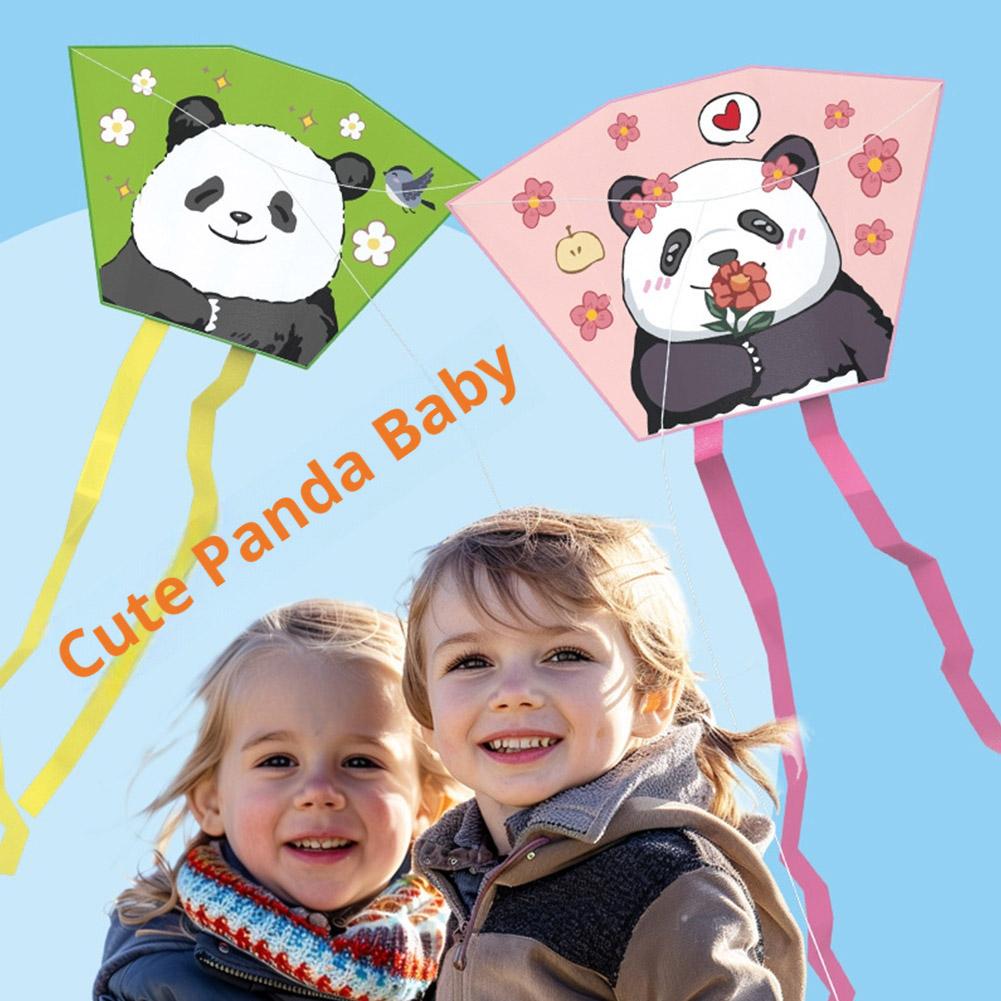 Pocket Kite Mini Cartoon Panda - Kite Easy Fly Kids ulasan dan harga