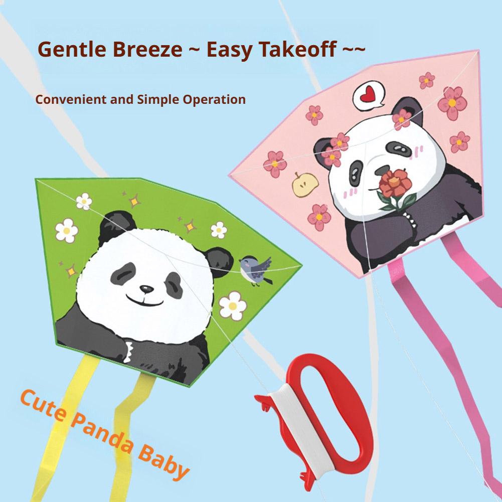 Pocket Kite Mini Cartoon Panda - Kite Easy Fly Kids ulasan dan harga