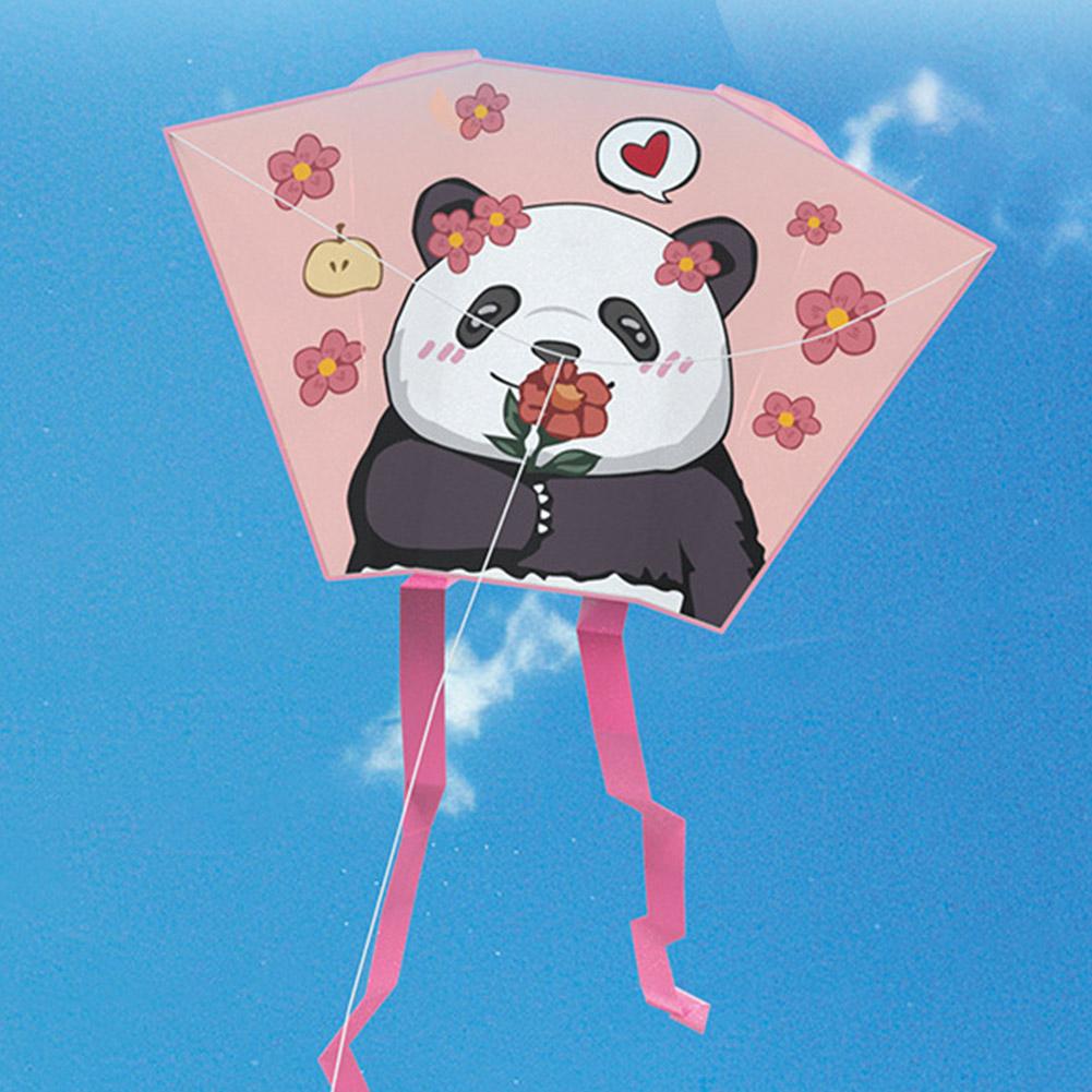 Pocket Kite Mini Cartoon Panda - Kite Easy Fly Kids ulasan dan harga