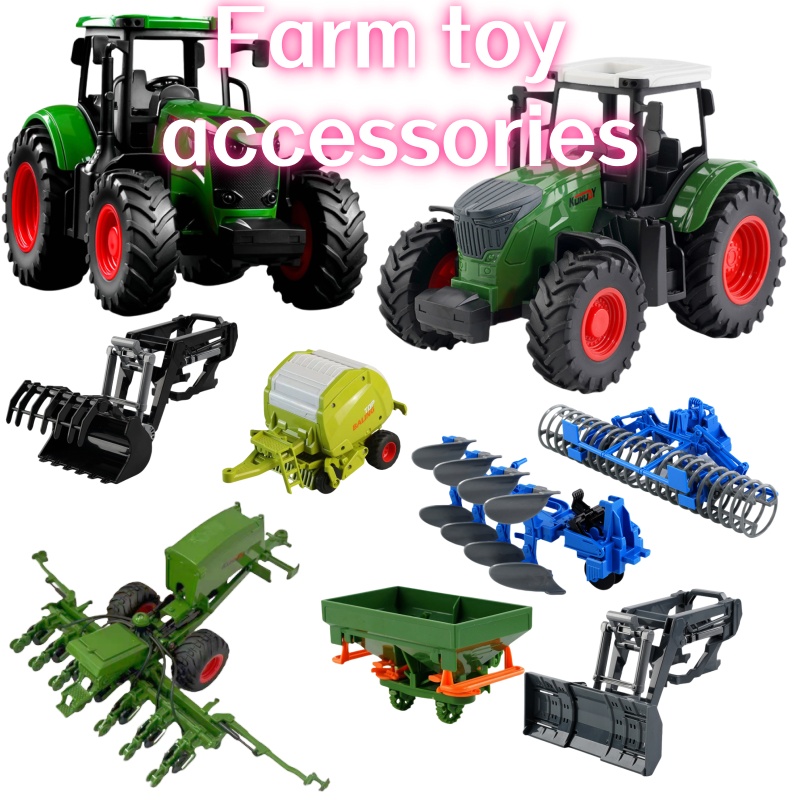 1:24 Inertial Farm Tractor wit - Kids Outdoor Activity Set ulasan dan harga