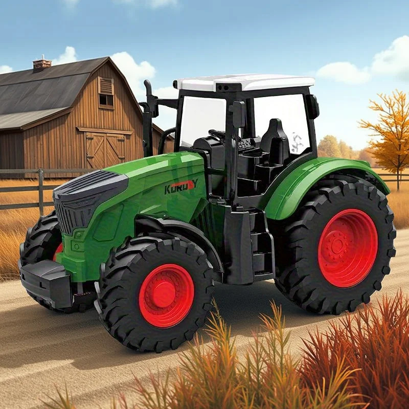 1:24 Inertial Farm Tractor wit - Kids Outdoor Activity Set ulasan dan harga
