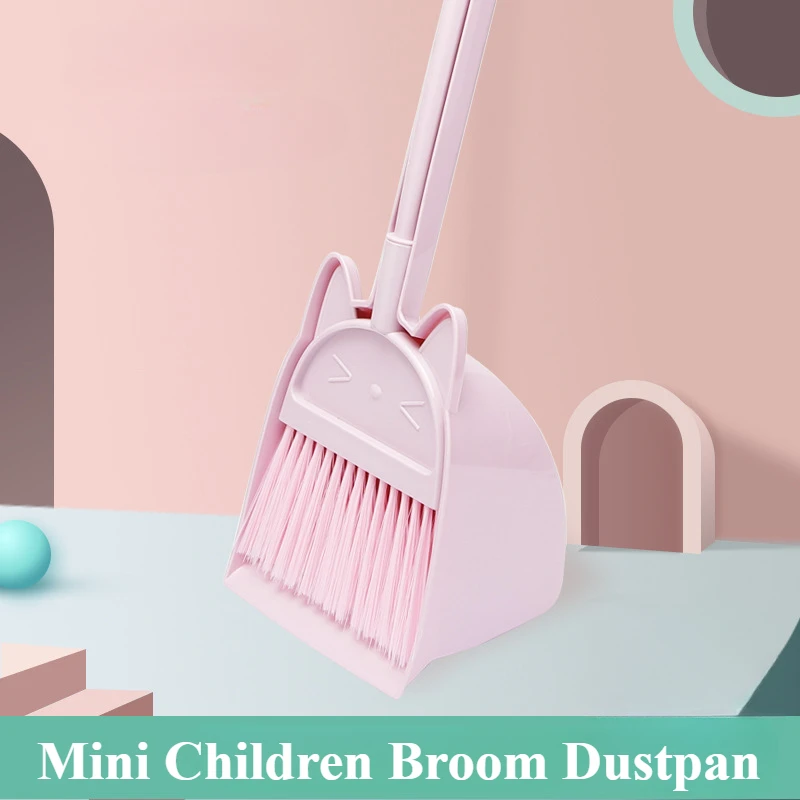 Mini Children Broom and Dustpa - Kids Outdoor Broom ulasan dan harga