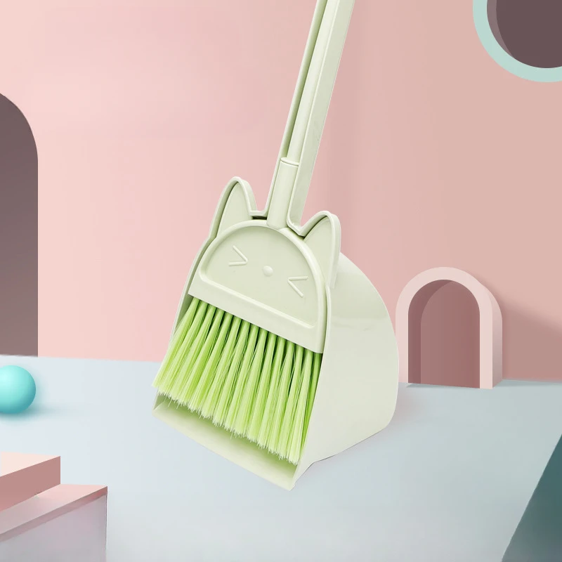 Mini Children Broom and Dustpa - Kids Outdoor Broom ulasan dan harga