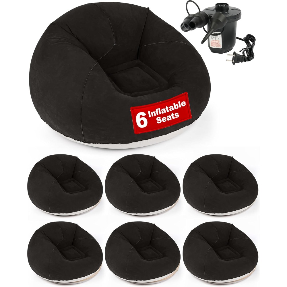 Inflatable Bean Bag Chair with - Kids Outdoor Bean Bag Chair ulasan dan harga