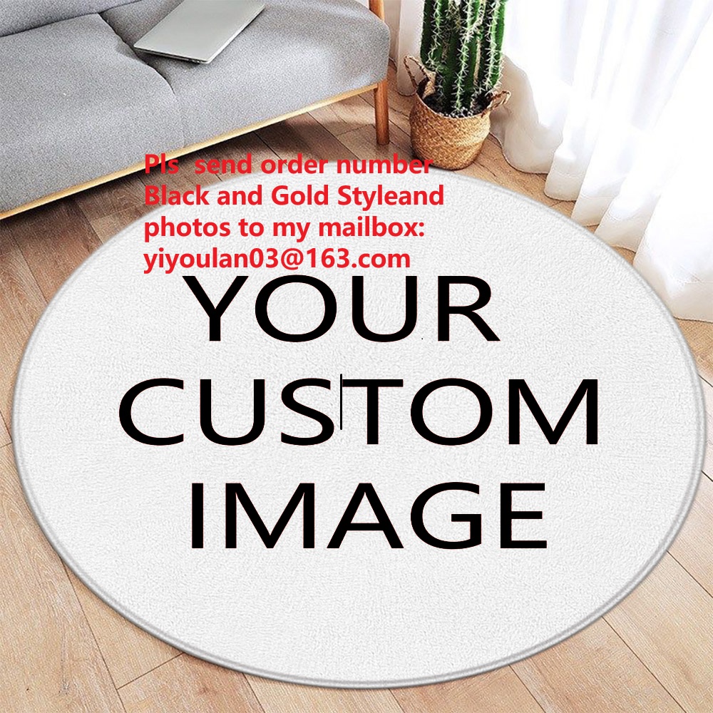 1PC DIY Pictures Custom round  - Kids Outdoor Table And Chair Set ulasan dan harga