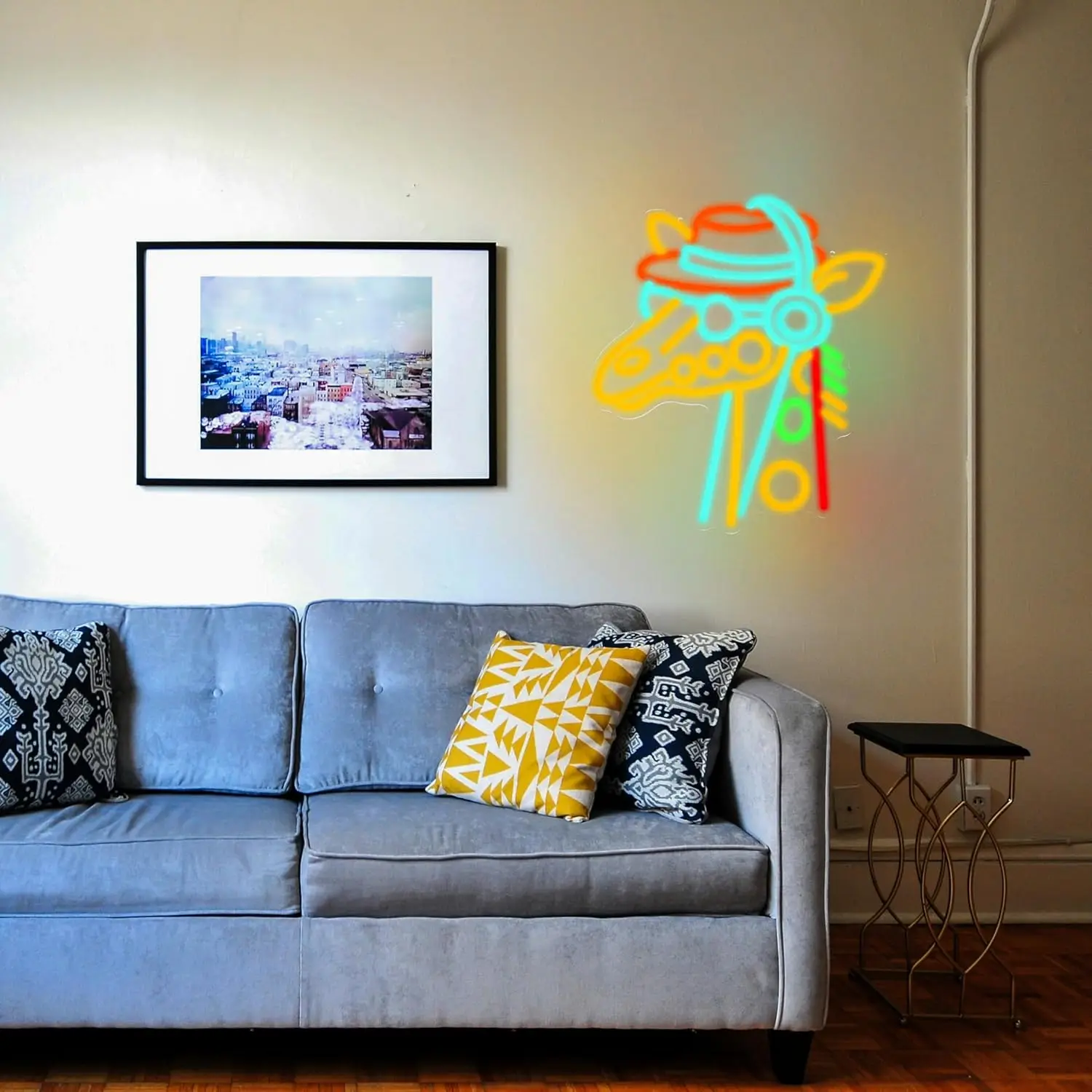 Led Light Sign Giraffe Headset - Kids Outdoor Zoo ulasan dan harga