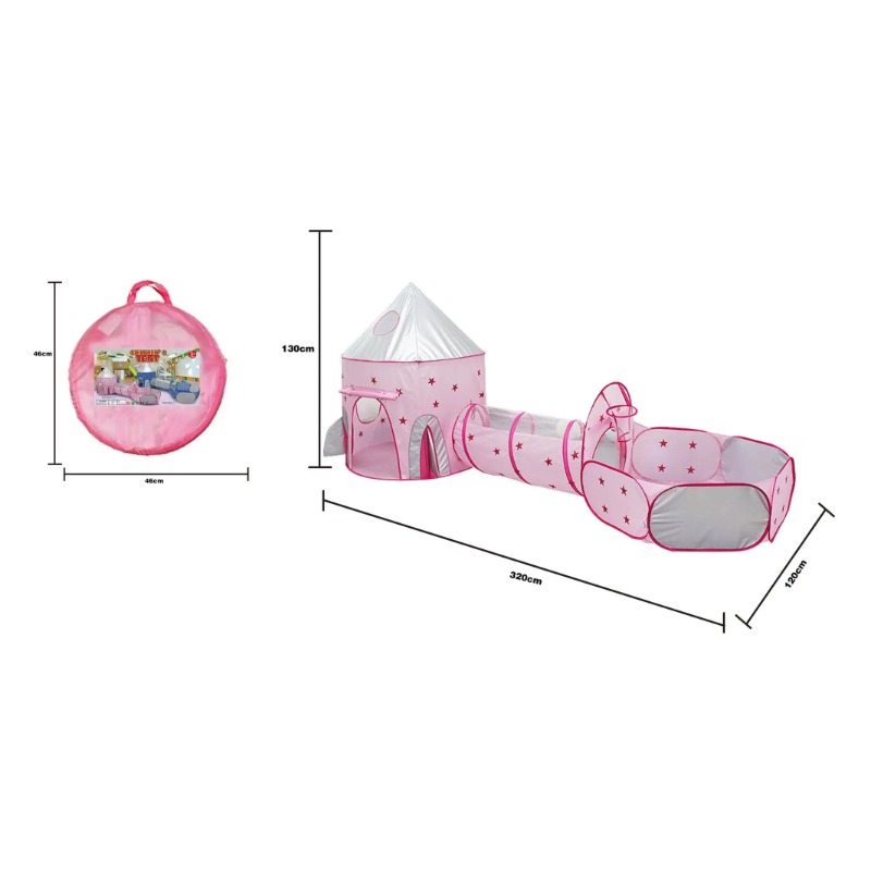3 in 1 Kids Tent House Portabl - Kids Outdoor Wendy House ulasan dan harga
