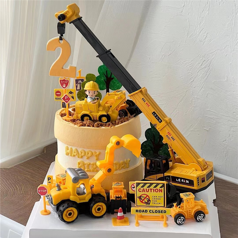 Excavator Crane Tractor Cake T - Kids Outdoor Excavator ulasan dan harga