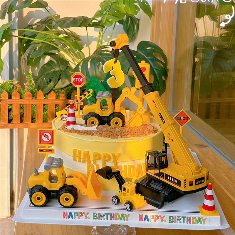 Excavator Crane Tractor Cake T - Kids Outdoor Excavator ulasan dan harga