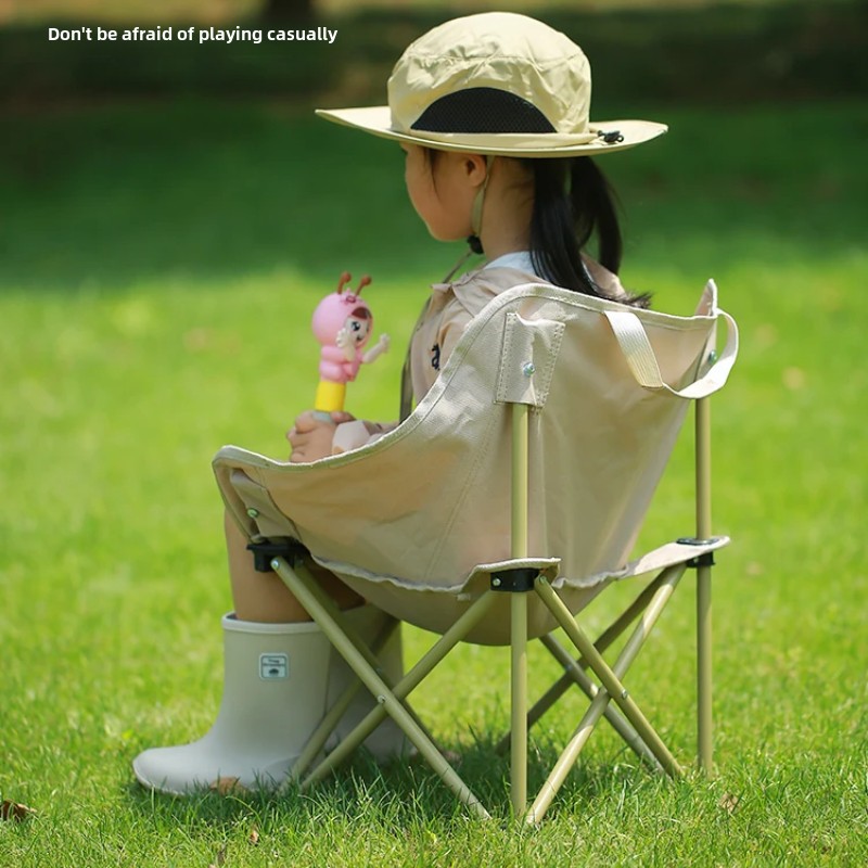 Mini Portable Folding Moon Cha - Kids Outdoor Bean Bag Chair ulasan dan harga
