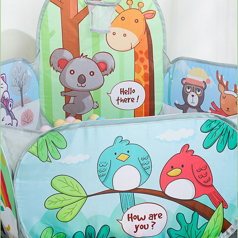 Cartoon Animals Portable Folda - Kids Outdoor Wendy House ulasan dan harga
