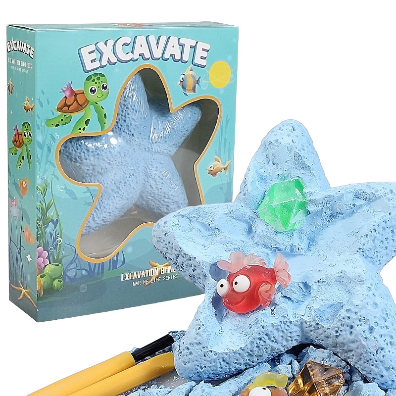 Starfish Marine Life Gemstone  - Kids Outdoor Excavator ulasan dan harga