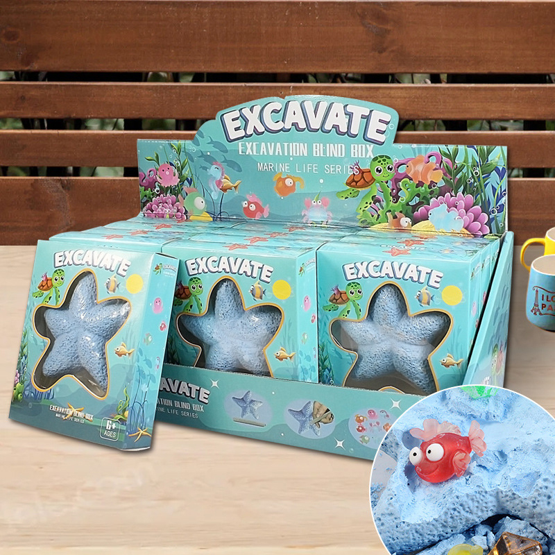 Starfish Marine Life Gemstone  - Kids Outdoor Excavator ulasan dan harga