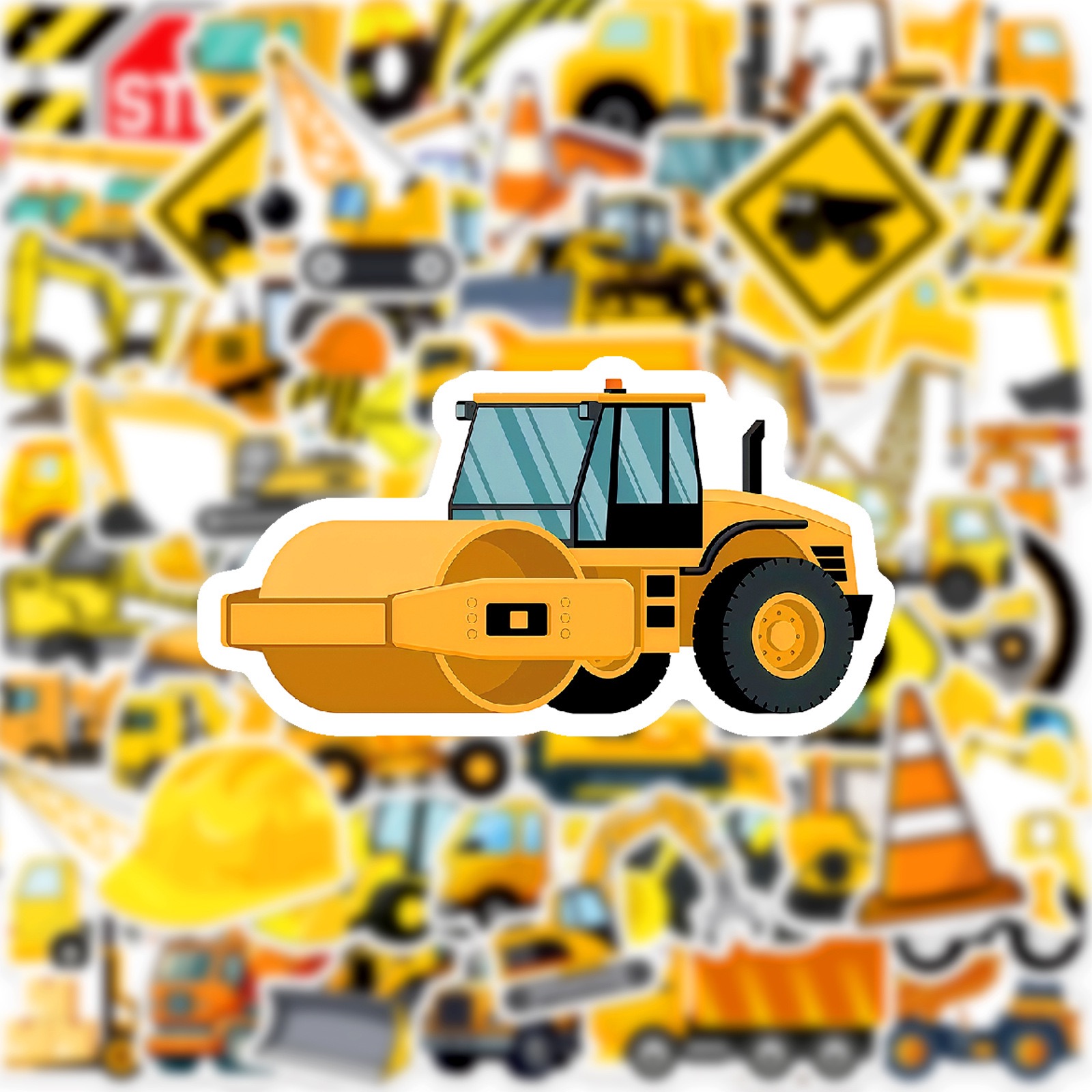 10/50pcs Cute Engineering Cons - Kids Outdoor Excavator ulasan dan harga