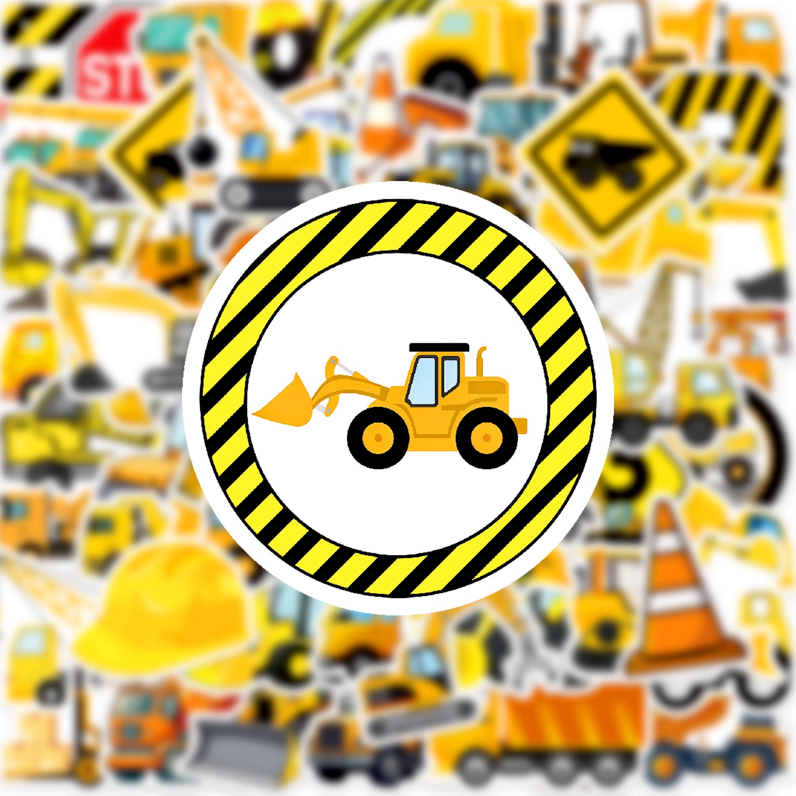 10/50pcs Cute Engineering Cons - Kids Outdoor Excavator ulasan dan harga