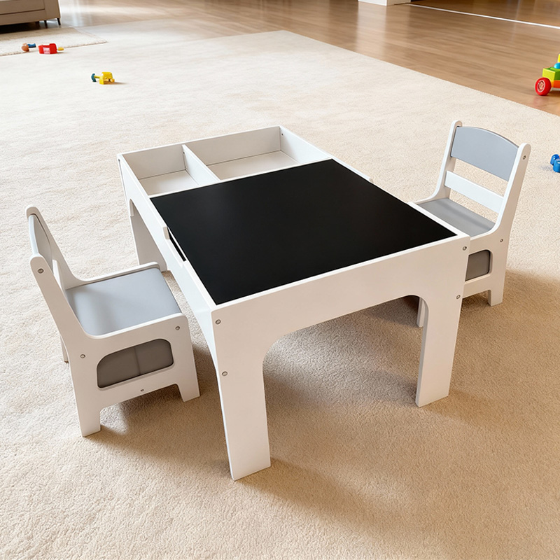Modern Wooden Kids Table and C - Kids Outdoor Table And Chair Set ulasan dan harga
