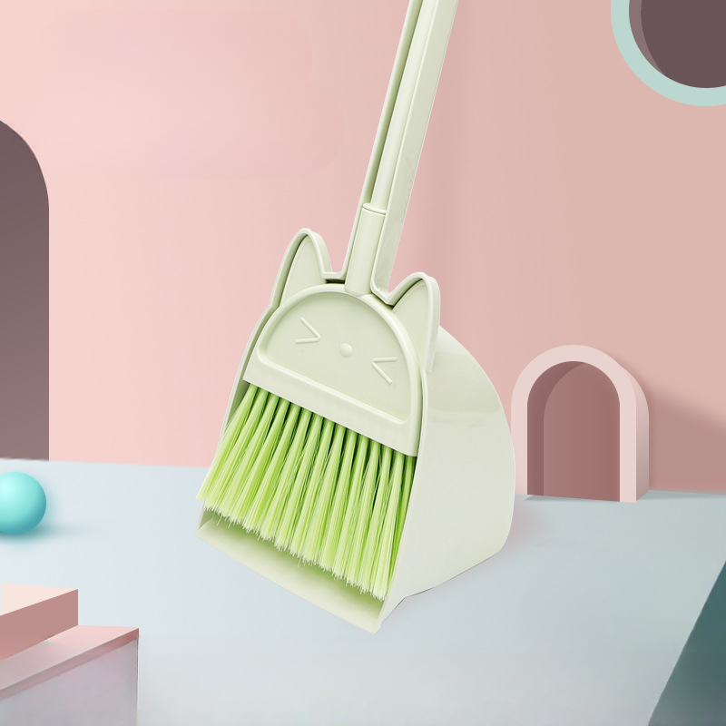 Mini Children Broom and Dustpa - Kids Outdoor Broom ulasan dan harga